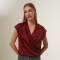 Blusa Lujane Bordeaux Oscuro