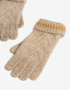 Guantes Tejidos Guantes Tejidos Bicolor Con Grifa - Combinacion Bicolor
