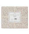 Juego Sábanas 2 Plazas Home Class Estampado 180 Hilos 100% Algodón 10-2 Hojas Beige