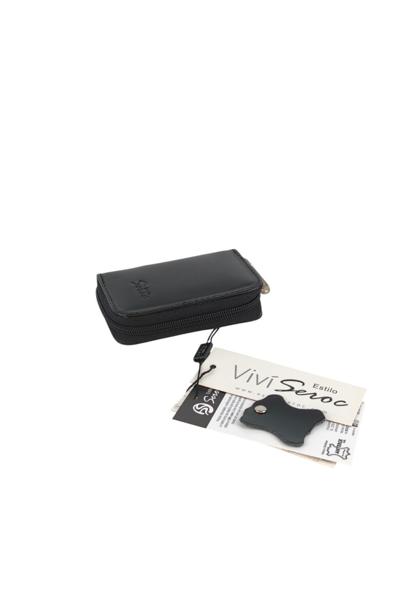 Pota llaves con cierre Marrón