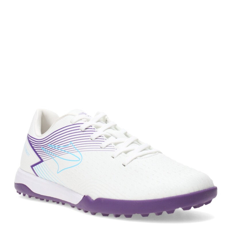 Championes de Hombre Topper Stingray III Mach TF Blanco - Violeta - Celeste