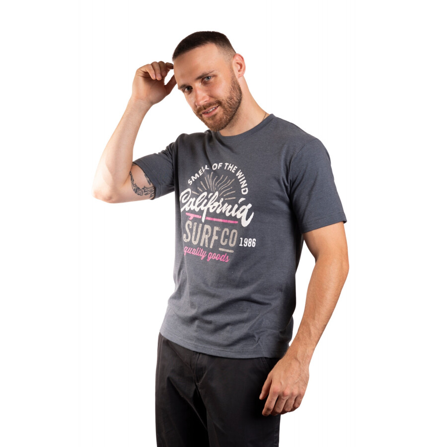 SNAKE T-SHIRT PRINT BLUE