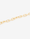 Pulseras Flexibles Metal Pulsera Con Corazones - Dorado