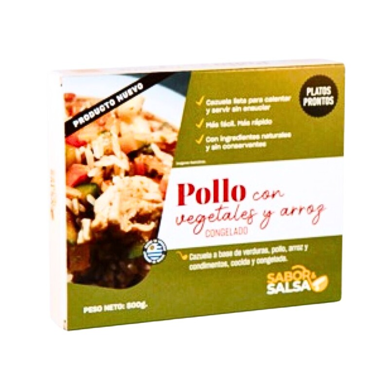 Pollo con Vegetales y Arroz Sabor & Salsa - 500 g Pollo con Vegetales y Arroz Sabor & Salsa - 500 g