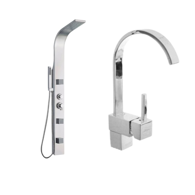 Combo Baño Columna de Ducha Completa + Grifería Combo Baño Columna de Ducha Completa + Grifería