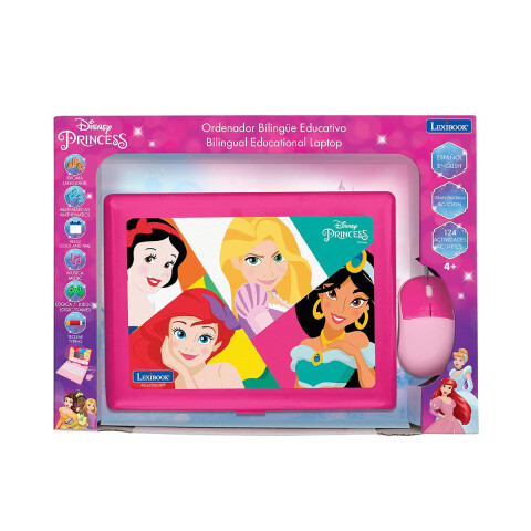 Computadora Educativa Bilingüe Digital Lexibook Princesas Disney