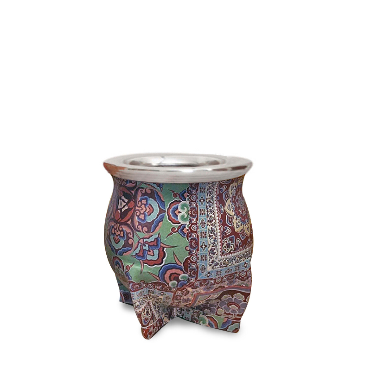 MATE DE CERÁMICA CHICO DELTA - AZULEJO ESPAÑOL VERDE 