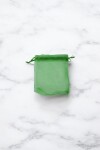 Bolsa organza 8x11 cm. VERDE
