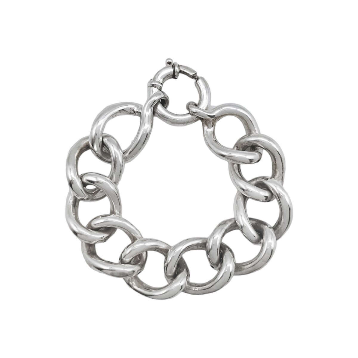 Pulsera Barbada-Plata 925 inflada-Sin piedra-PU3033 - sinpiedra 