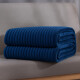 Manta Frazada Polar Suave Invierno 1 plazas Abrigada Azul