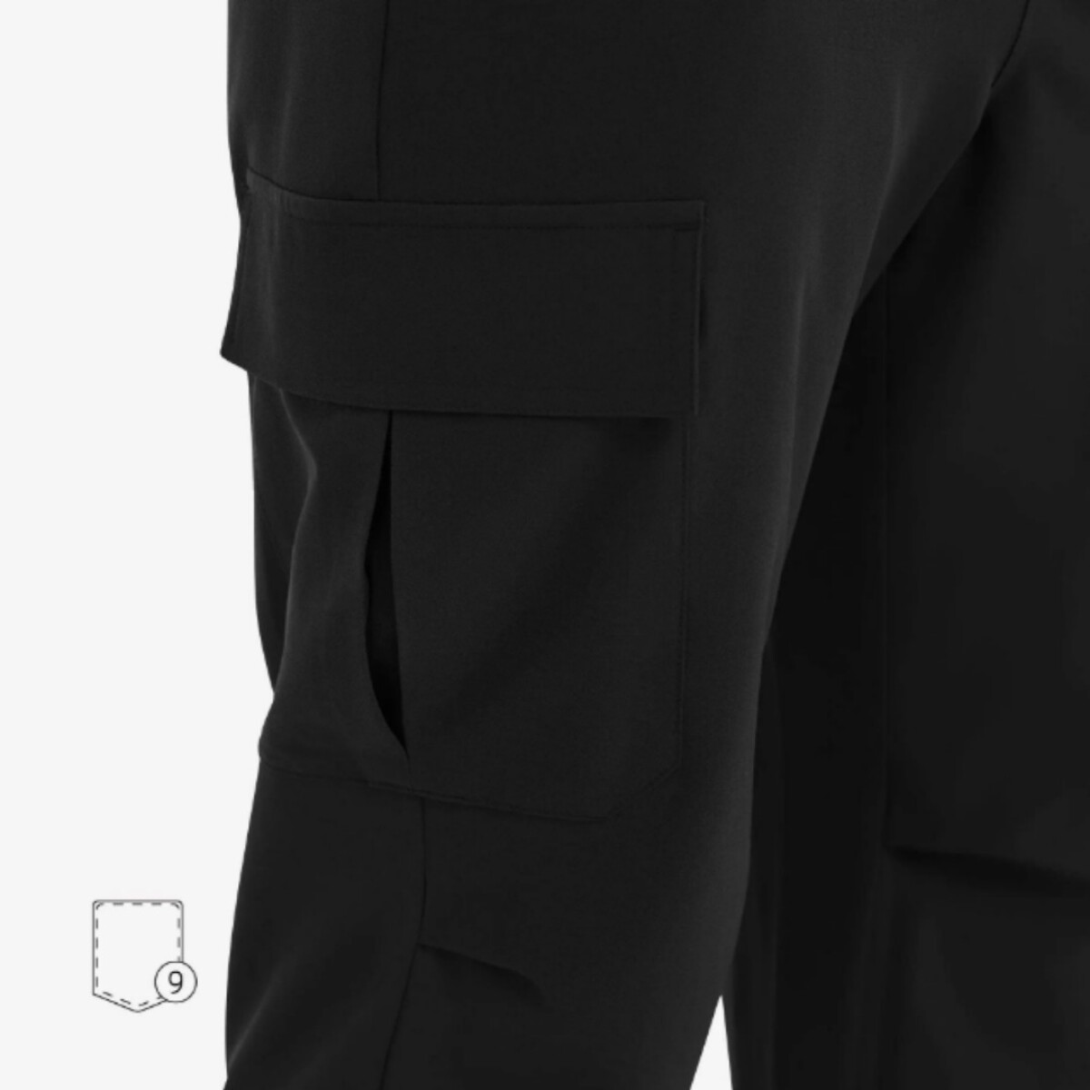 Ambo Rib unisex - Negro 