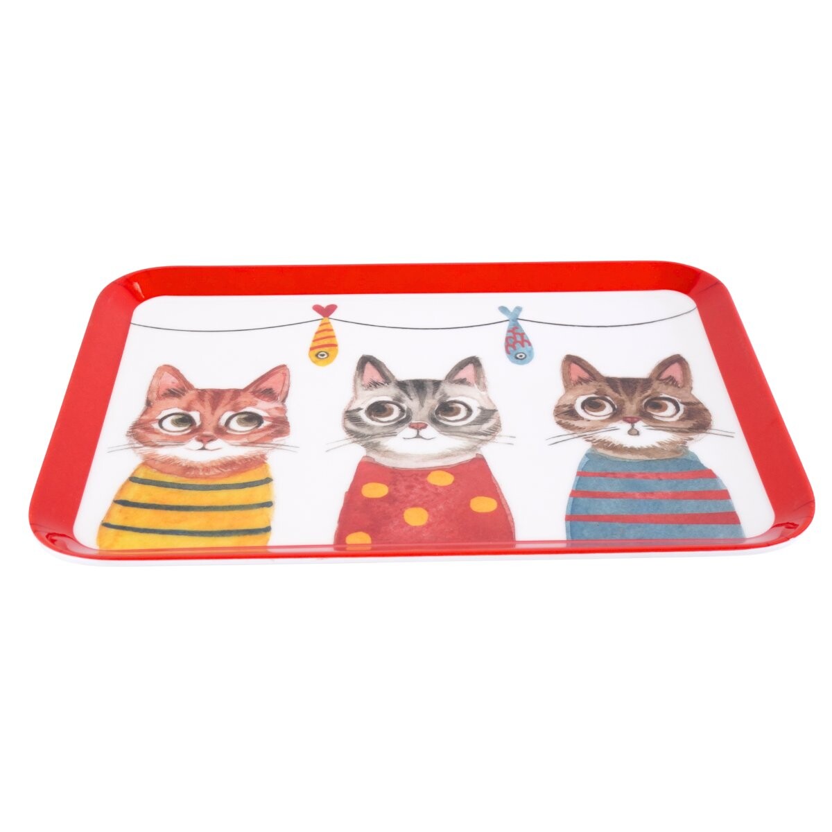 Bandeja rectangular melamina linea Cats 