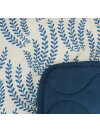 Manta throw acolchada SOMMEREIK 130x170 azul/b Manta throw acolchada SOMMEREIK 130x170 azul/b