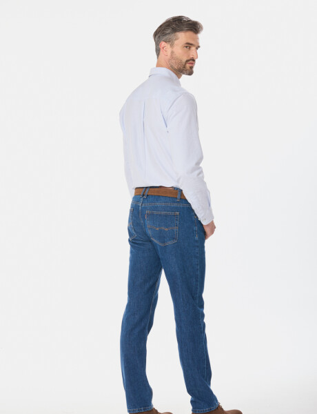 PANTALÓN DE JEAN CLÁSICO Azul