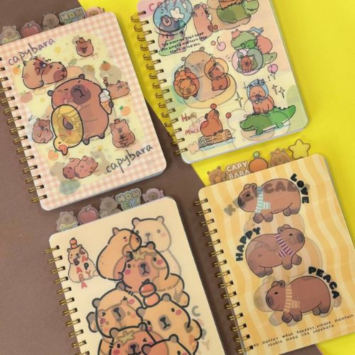 Libretas con separador Capybara - Libretas Con Separador Capybara 