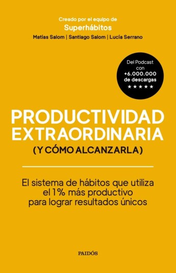 Productividad extraordinaria Productividad extraordinaria