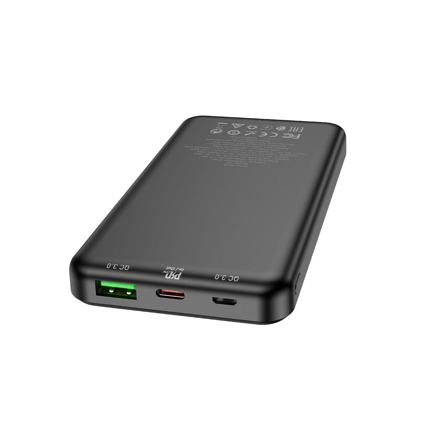 Bateria Portatil 10000 mAh 2 USB De Carga Rápida — Game Stop