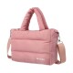 Cartera puffer rosa