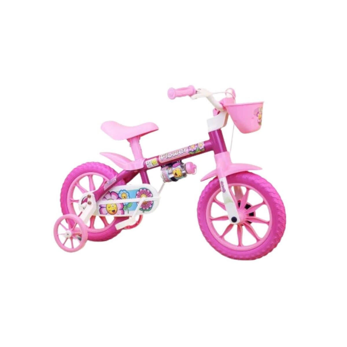 Bicicleta Flower Niña Rodado 12 - Rosa 