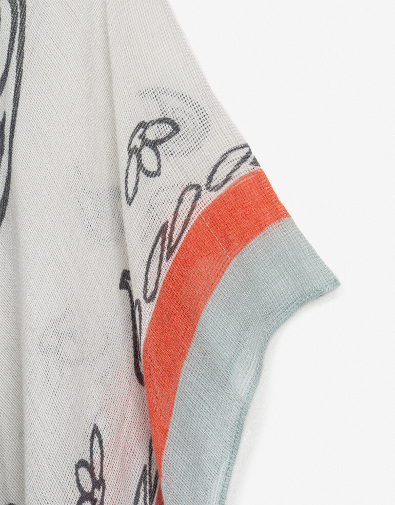 Kimonos Kaftan Con Diseño De Bulgaros - Combinacion Multicolor