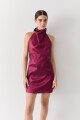 VESTIDO HALTER PARTY Morado
