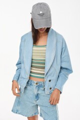 Chaqueta Orilla Celeste Washed