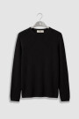 LONG SLEEVE KNITTED SHIRT Black