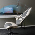 Silla De Oficina Reclinable Con Apoya Brazos (violeta/blanco) SILLA GAMER PL VIOLETA/BLANCO