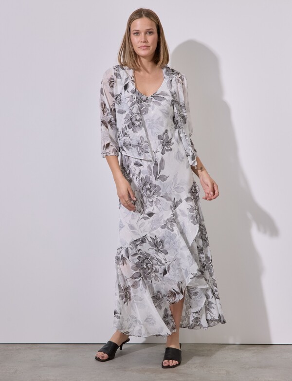 Set Vestido & Chaqueta MULTI/GRIS