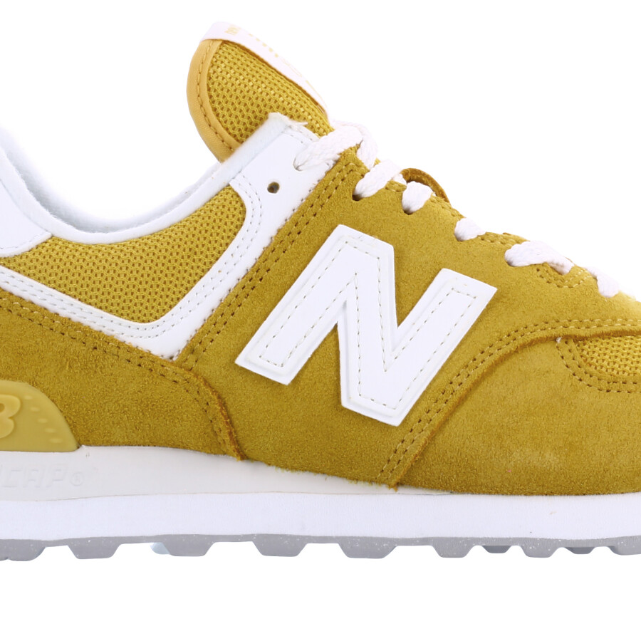 Championes de Mujer New Balance Classics Traditionnels Amarillo - Blanco