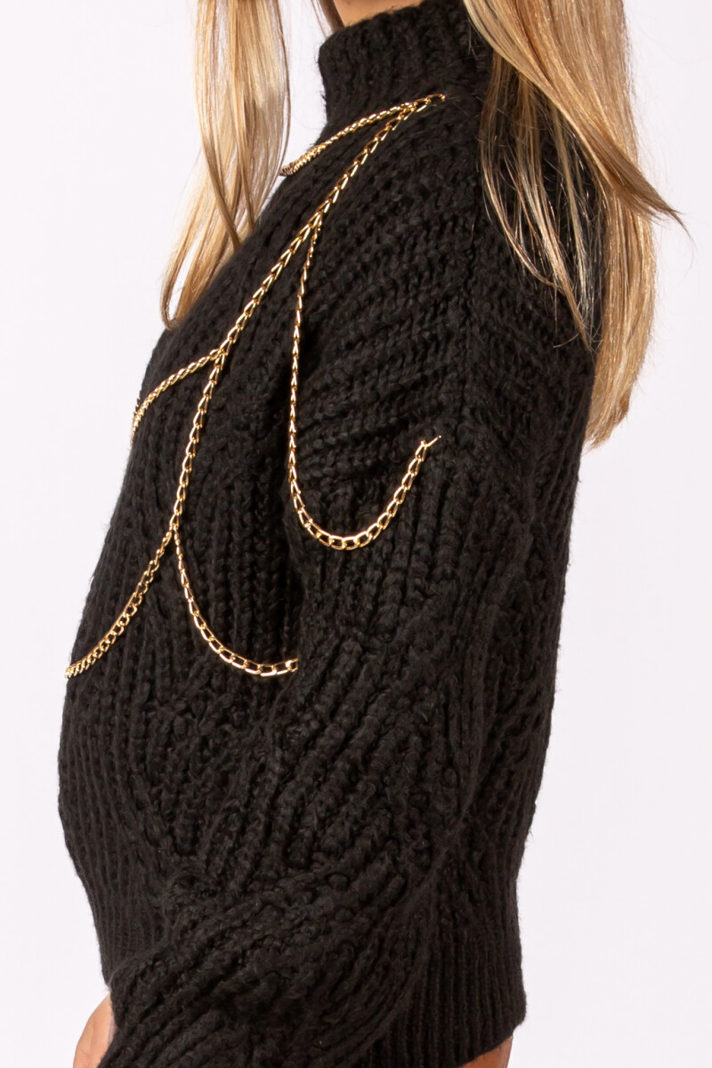 Sweater Gaia Negro