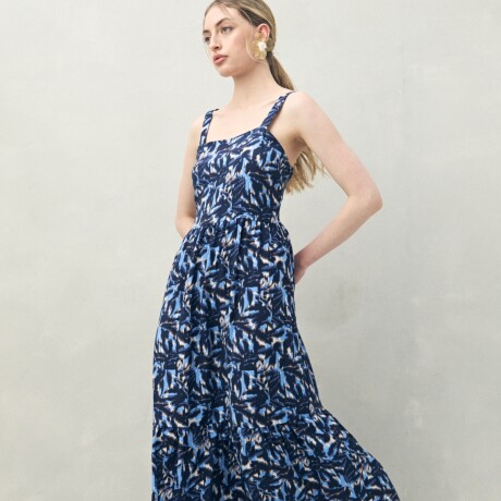 VESTIDO COCO Celeste Cielo