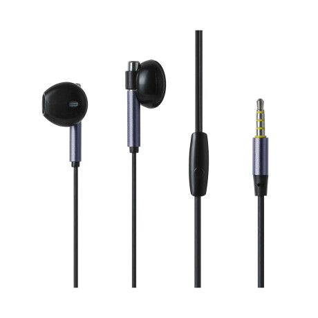 Auriculares metalizados violeta