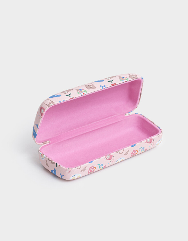 Estuches Anteojos Estampado Estuche De Anteojos Rígido - Rosa Claro