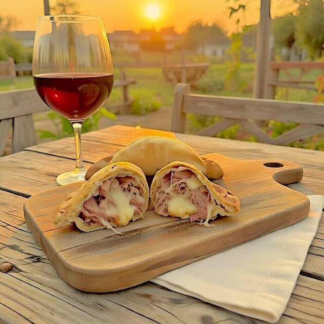 Empanada de Jamón y Queso Empanada de Jamón y Queso