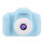 Mini Camara Digital HD Infantil C/Juegos Memoria 32gb Celeste