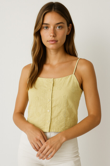 Tops Indra Amarillo Palido