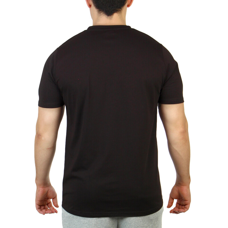 Diadora Hombre Sport T-shirt V Neck - Black Negro