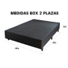 SOMMIER 2 PLAZAS ESPUMA LIVIANO PLUS AZUL Sommier 2 Plazas Espuma Liviano Plus Azul