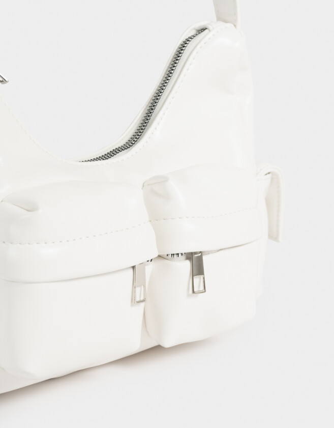 Bandoleras Bandolera Multipocket Crudo - Blanco Crudo