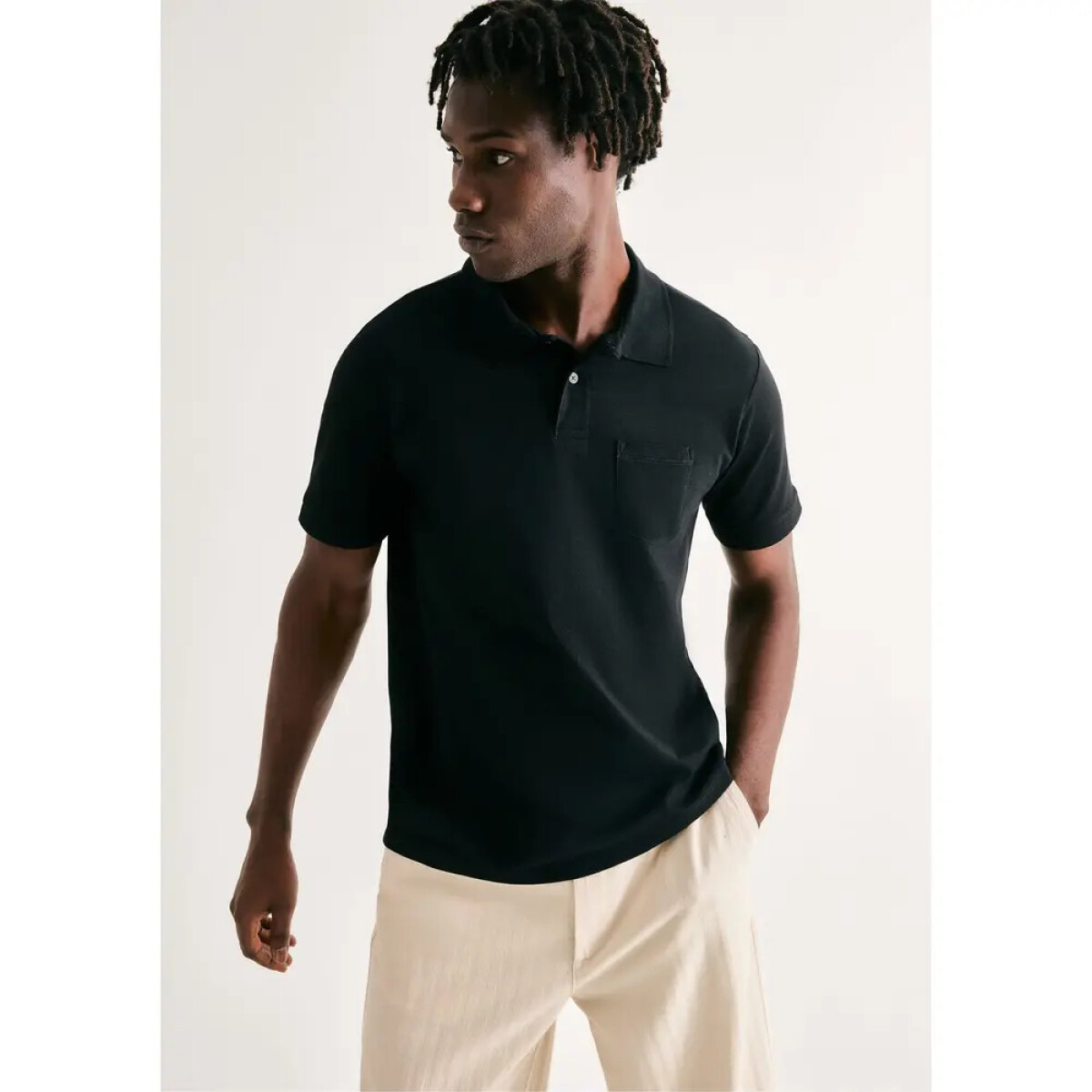 CAMISA POLO MM MASC - PRETO ESCURO 