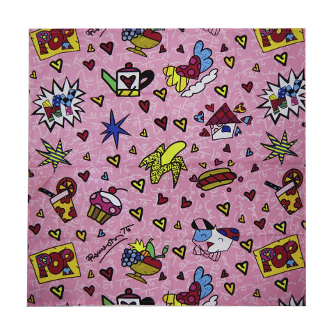 Mantel Atenas Dohler 78 x 78 cm 100% Algodón Rosa