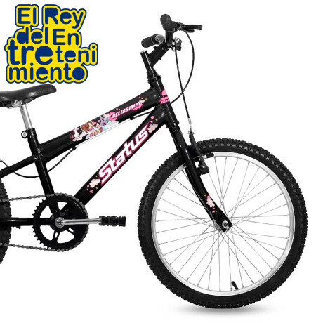 Bicicleta Montaña Rod 20 Niña Status Belíssima Mtb Negro