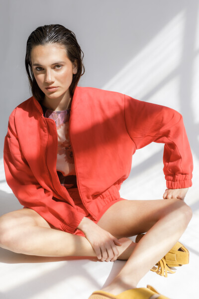 PRE VENTA BOMBER PINA Rojo