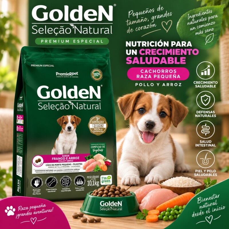 GOLDEN NATURAL PERRO CACHORRO RAZA PEQUEÑA 10.1 KGS GOLDEN NATURAL PERRO CACHORRO RAZA PEQUEÑA 10.1 KGS