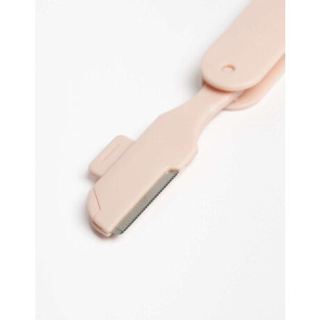 Bisturí Facial Plegable Rosa Polvo