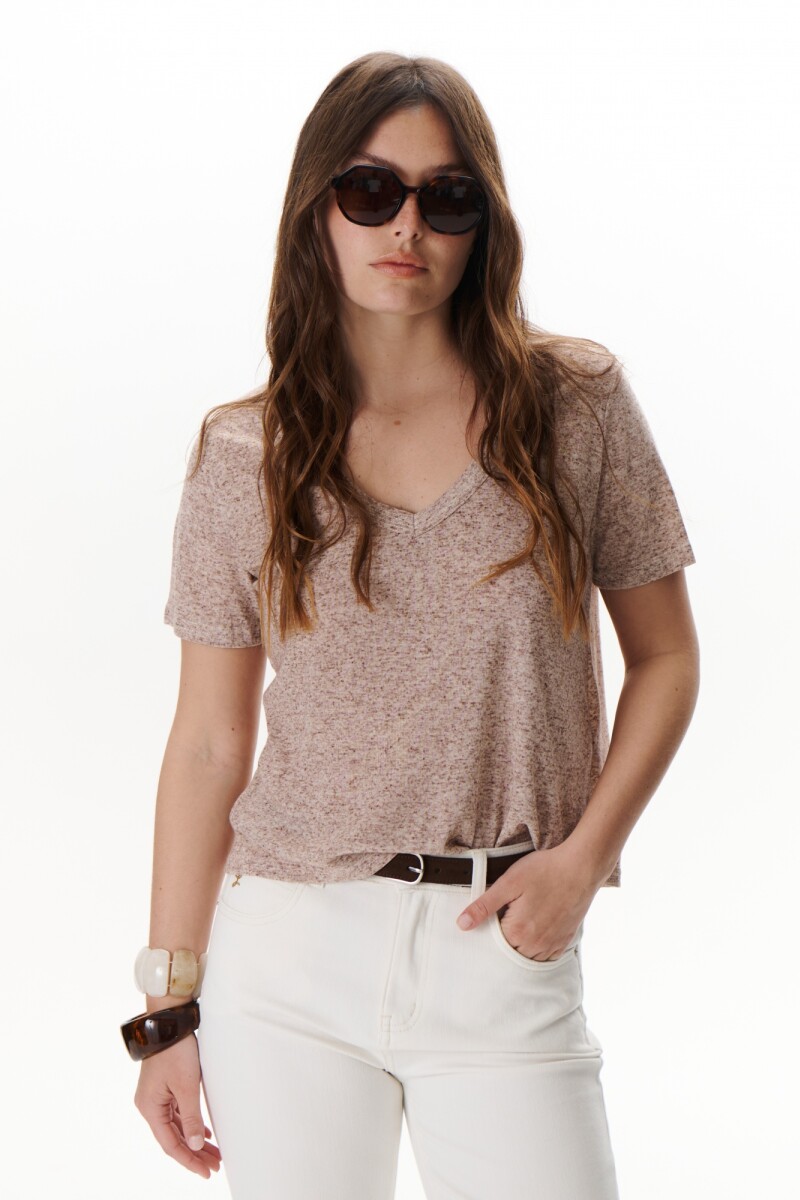 REMERA QUINTO MARRON