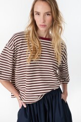 Tshirt Rowan Chocolate/Bordeaux