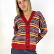 SACO SLOWLY 2446 ESTAMPADO ROJO