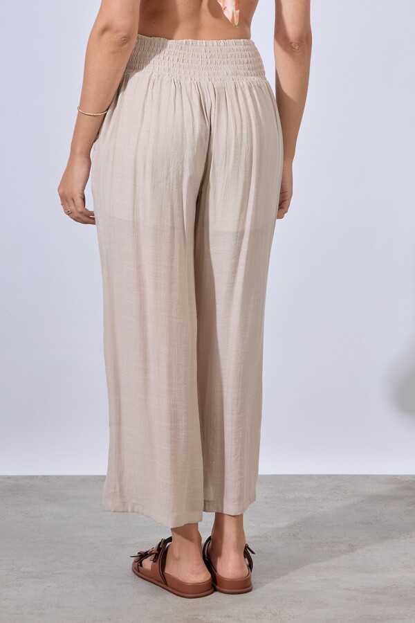 Pantalon Crop BEIGE